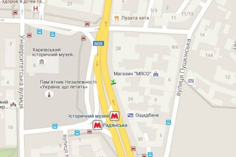 Сiтiлайт B у Харкові, 1.2x1.8  Конституції пл., 26 (№1) схема