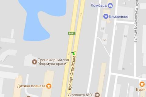 Призма A в Васильевке, 3x6  Стрийська вул., 57 (призма) (до вул. Наукова) - 454458 схема
