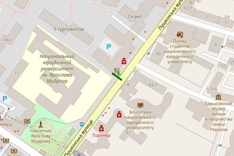 Бэклайт A в Харькове, 2.3x3.14  Григорія Сковороди вул., 79 схема