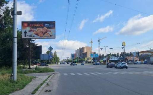 Білборд, Бігборд (Борд)  B у Полтаві, 3x6  Європейська вул. (Фрунзе). - Київське шосе Фото 1