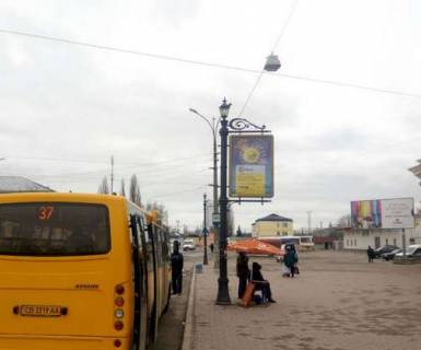 Ситилайт A в Чернигове, 1.2x1.8  Вокзальна пл., (№3) фото 1