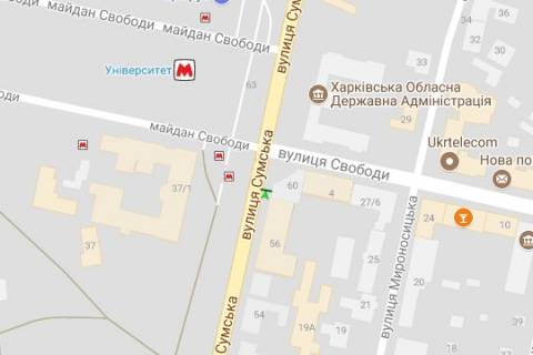 Скроллер A в Харькове, 1.2x1.8  Сумська вул., 56 (№2) - 271948 схема