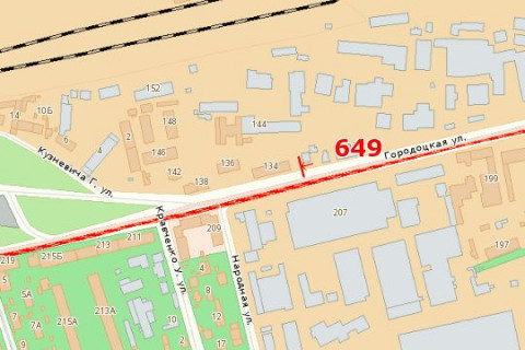 Білборд, Бігборд (Борд)  A у Василівці Городоцька вул., 134 схема