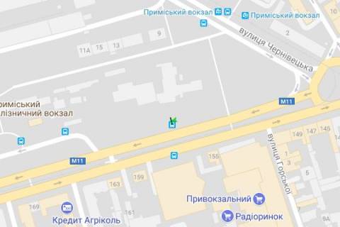 Бэклайт A в Львове, 1.2x1.8  Городоцька вул., 155 схема