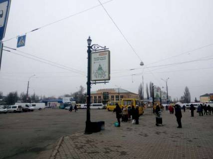 Бэклайт A в Чернигове, 1.2x1.8  Вокзальна пл., (№1) фото 1