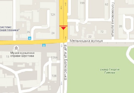 Призма A в Одессе, 3x6  Балківська вул. - Мельницька вул., 24А - 663056 схема