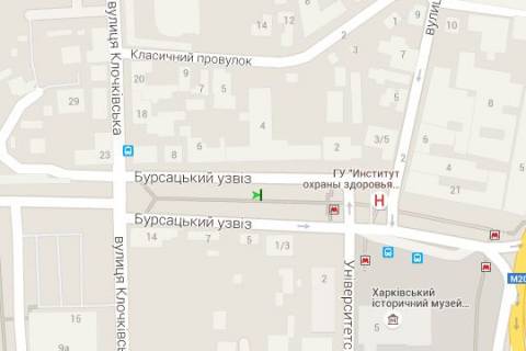 Бэклайт B в Харькове, 1.2x1.8  Бурсацький узвіз, 4 схема