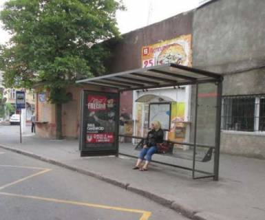 Ситилайт A в Одессе, 1.2x1.8  Льва Толстого пл. - Дьогтярна вул., 20 (остановка) фото 1