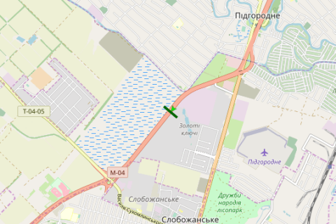 Билборд B в Васильевке, 3x6  Донецьке шосе, №2 схема