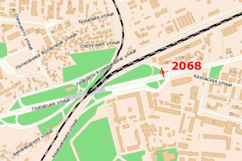 Билборд A в Васильевке Городоцька вул., 242 (від центру) схема