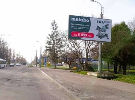 Білборд, Бігборд (Борд)  A у Рівному, 3x6  Курчатова вул., 3б Фото 1