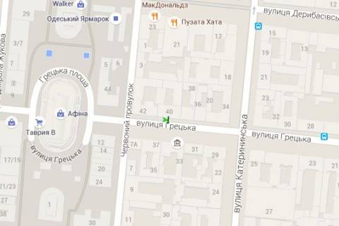 Сiтiлайт B у Одесі Грецька вул., 40 схема