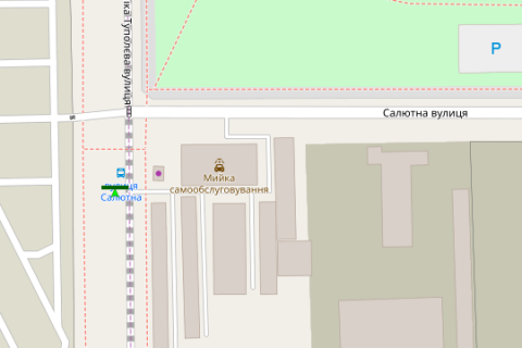 Білборд, Бігборд (Борд)  B у Василівці, 3x6  Академіка Туполєва вул. - Салютна вул. (в направл.Стеценка вул.) схема