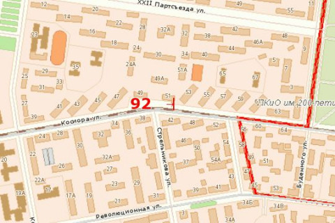Білборд, Бігборд (Борд)  B у Василівці Соборності вул., 51 схема