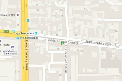 Білборд, Бігборд (Борд)  B у Одесі, 3x6  Дальницька вул., 15 схема