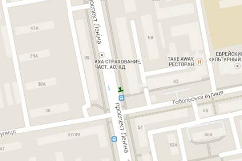 Ситилайт B в Васильевке, 1.2x1.8  Науки просп. (Леніна просп.) - Тобольська вул., (зупинка) №2 схема