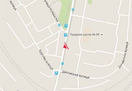 Призма A в Запорожье, 3x6  Моторобудівників просп. - Центральний ринок - 615998 схема