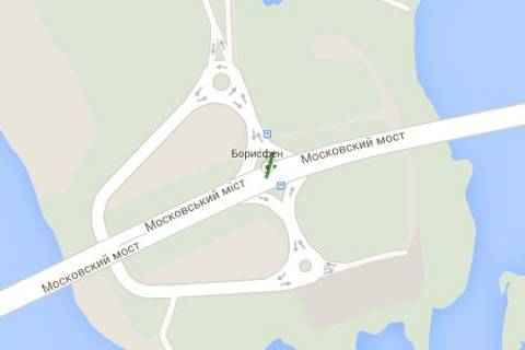 Білборд, Бігборд (Борд)  A у Василівці, 5x12  Шухевича Романа просп. (Генерала Ватутіна просп.), : парк Дружби народів; Московський міст (в напр. ст.метро "Петрівка") схема