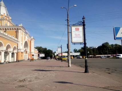 Бэклайт B в Чернигове, 1.2x1.8  Вокзальна пл., (№4) фото 1