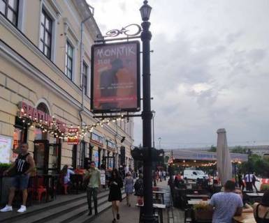 Сiтiлайт A у Києві, 1.2x1.8  Петра Сагайдачного вул., 41№1 - №16 (Кафе-бар "Челентано) (у напрямку Контрактової пл.) Фото 1