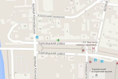 Ситилайт B в Харькове, 1.2x1.8  Бурсацький узвіз, 4/6 схема