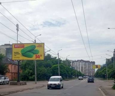 Білборд, Бігборд (Борд)  B у Івано-Франківську, 3x6  Степана Бандери вул., 73 - Київська вул. Фото 1