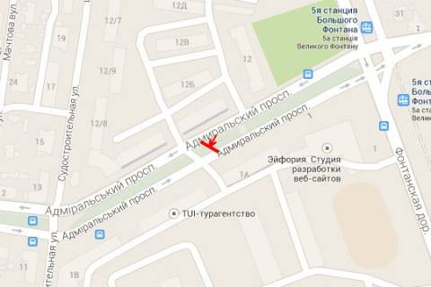 Билборд A в Васильевке, 3x6  Адміральський просп., 1а схема