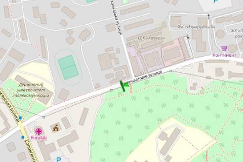 Беклайт B у Києві, 2.3x3.14  Генерала Шаповала вул., напроти буд. 22/14 схема