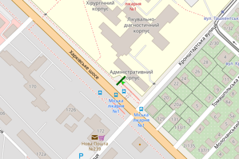 Билборд A в Киеве, 3x6  Харківське шосе, 125 схема