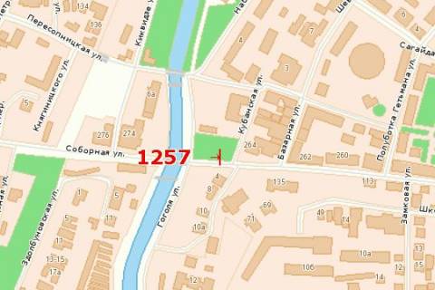 Билборд B в Ровно, 3x6  Соборна вул., 264 схема