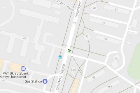 Скроллер A в Харькове Науки просп. (Леніна просп.), 70 - 408039 схема