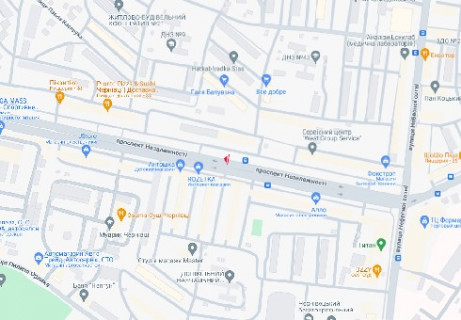 Скроллер B в Черновцах, 2.3x3.14  Незалежності просп., 84-A - 668607 схема