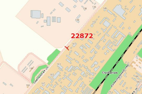 Билборд B в Васильевке, 3x6  Смілянська вул., 195 схема