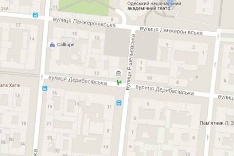 Беклайт A у Одесі, 1.2x3.6  Дерибасівска вул. - Рішельєвська вул., 4 схема