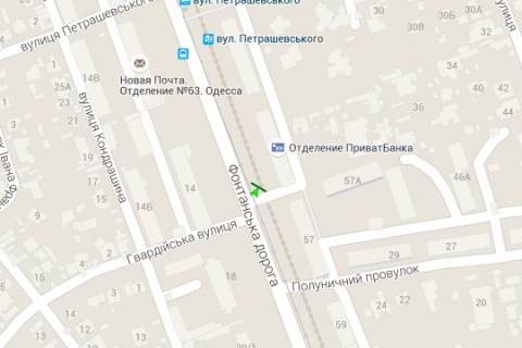 Билборд A в Васильевке, 3x6  Фонтанська дорога, 55 схема