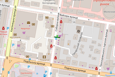 Нестандарт B у Хмельницькому, 1.2x1.8  Соборна вул., 17 схема