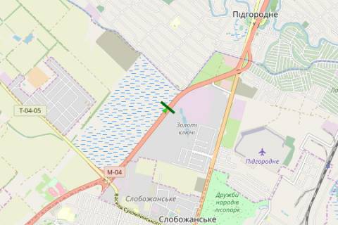 Білборд, Бігборд (Борд)  B у Дніпро (Дніпропетровськ), 3x6  Донецьке шосе, №5 схема