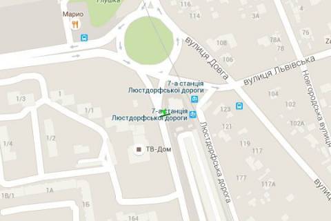 Білборд, Бігборд (Борд)  B у Одесі, 3x6  Люстдорфська дорога, 162 схема