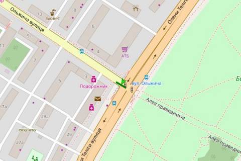 Скроллер A в Васильевке, 2.3x3.14  Теліги Олени вул., 31/1 - 422382 схема