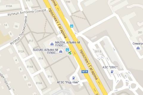 Нестандарт B у Харкові, 1.2x1.8  Гагаріна просп., 314 (зупинка) схема