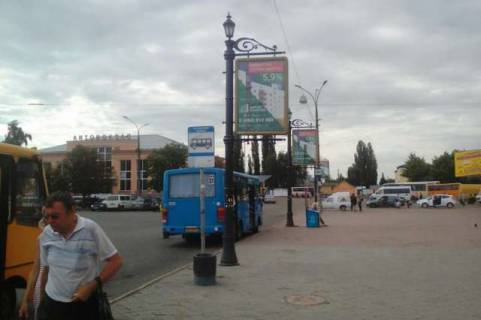 Бэклайт A в Чернигове, 1.2x1.8  Вокзальна пл., (№2) фото 1