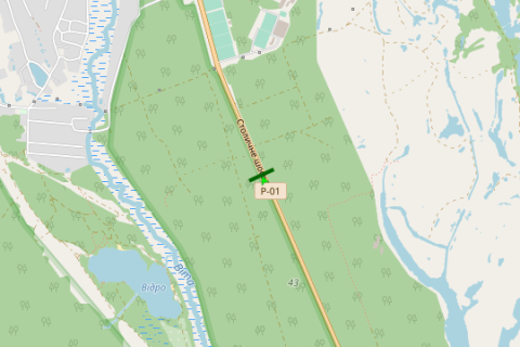 Білборд, Бігборд (Борд)  B у Василівці, 3x6  Столичне шосе, 750м від бази "Динамо" (в напрямку Києва) схема