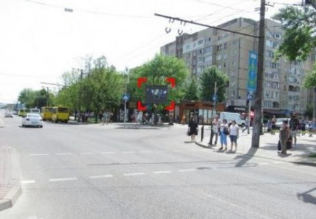 Білборд, Бігборд (Борд)  A у Львові, Нестандарт  Сыховская ул. - Кавалеридзеул. Фото 1