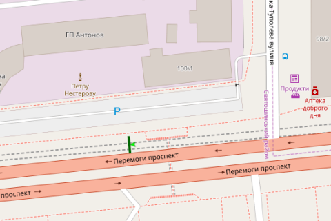 Призма A в Киеве, 3x6  Берестейський просп., 100/1 - 660982 схема