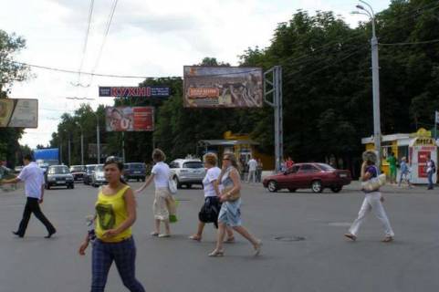 Білборд, Бігборд (Борд)  A у Василівці, 3x6  Сінна вул. - Шевченка вул. Фото 1