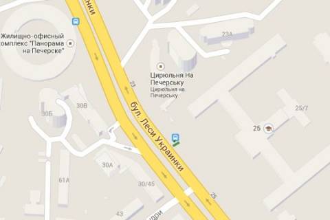 Сiтiлайт B у Василівці, 1.2x1.8  Лесі Українки бульв., 25 (Київський військовий ліцей ім. Івана Богуна)___зупинка громадського транспорту (в напр. Дружби Народів бульв.) схема