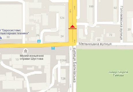 Призма B в Одессе, 3x6  Балківська вул. - Мельницька вул., 24А - 663057 схема