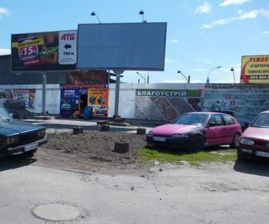Білборд, Бігборд (Борд)  A у Черкасах, 3x6  Одеська вул. - Грушевського вул. (зправа) Фото 1