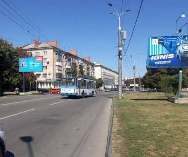 Білборд, Бігборд (Борд)  B у Полтаві, 3x6  Сінна вул. - Капітана Володимира Кісельова вул., (готель Київ) Фото 1