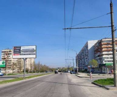 Білборд, Бігборд (Борд)  A у Запоріжжі, 3x6  Новокузнецька вул., 13 Фото 1
